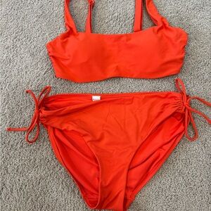 Athleta Orange Bikini Set
